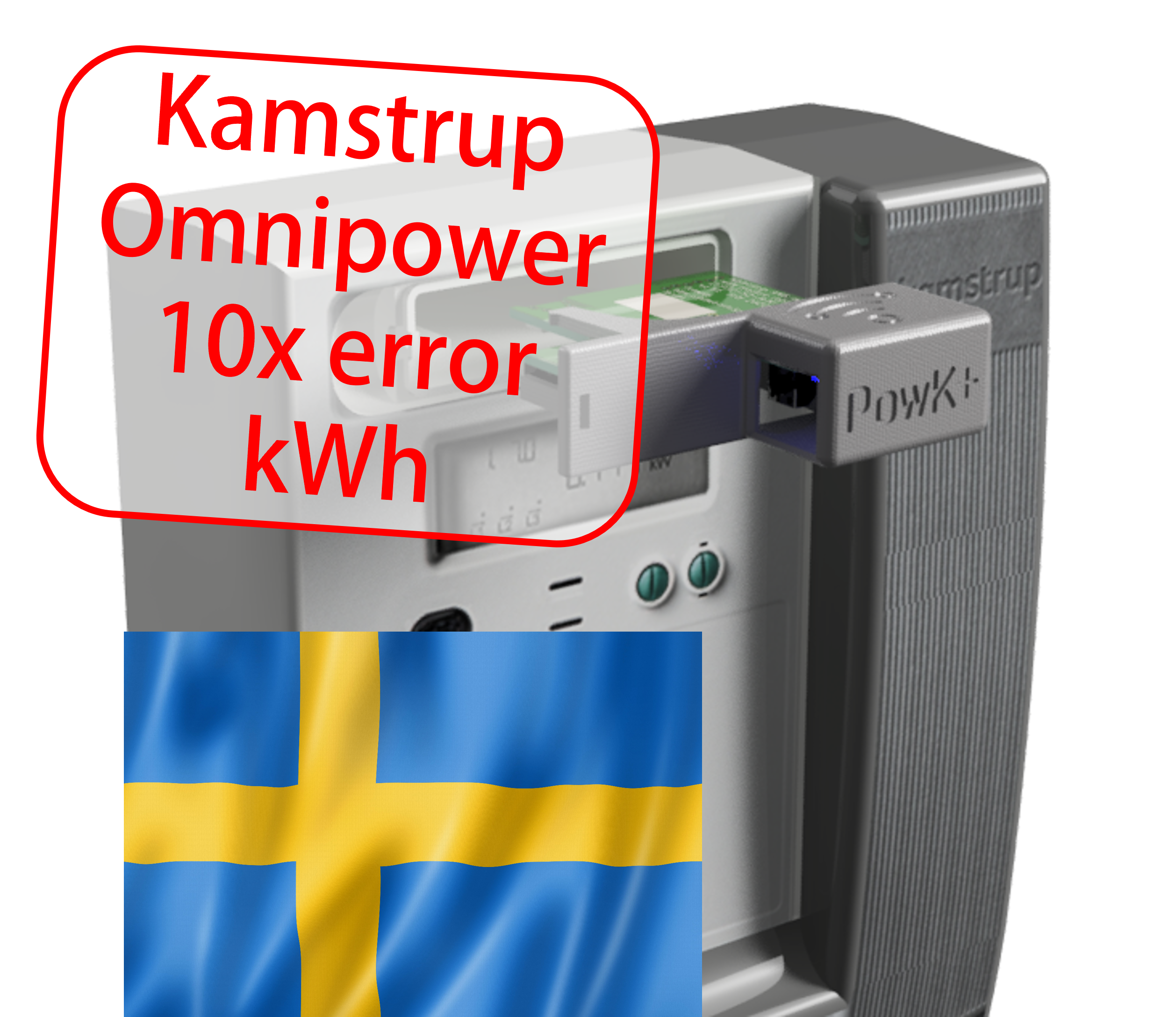 Kamstrup Omnipower in Sweden: 10x kWh error